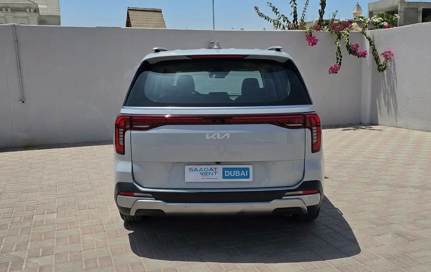 2026 Kia Carnival White for Rent in Dubai photo 3