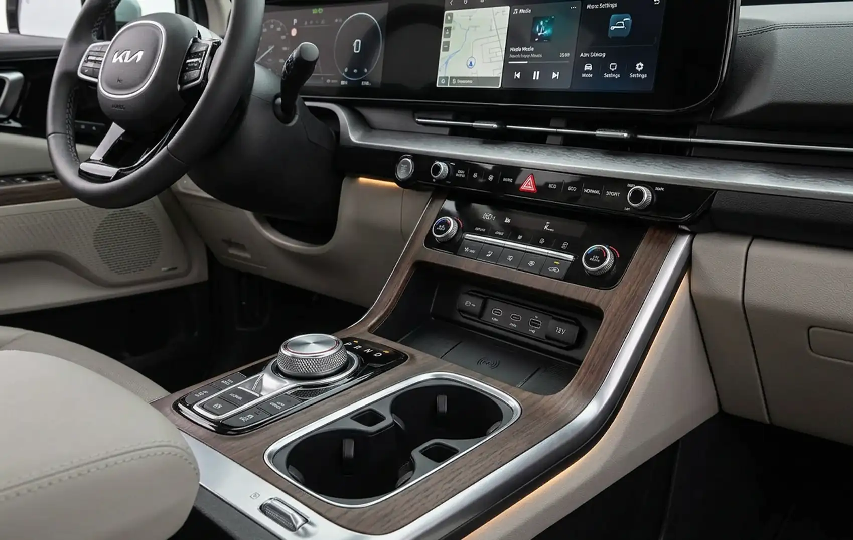 2026 Kia Carnival White for Rent in Dubai photo 5
