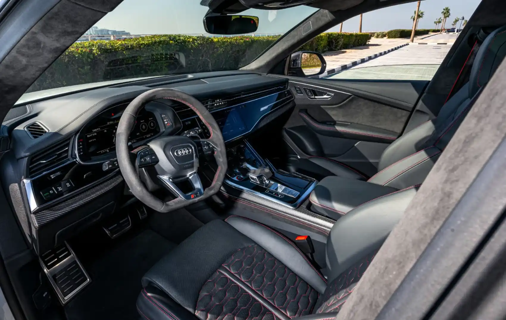 2026 Audi RS Q8 White for Rent in Dubai photo 2