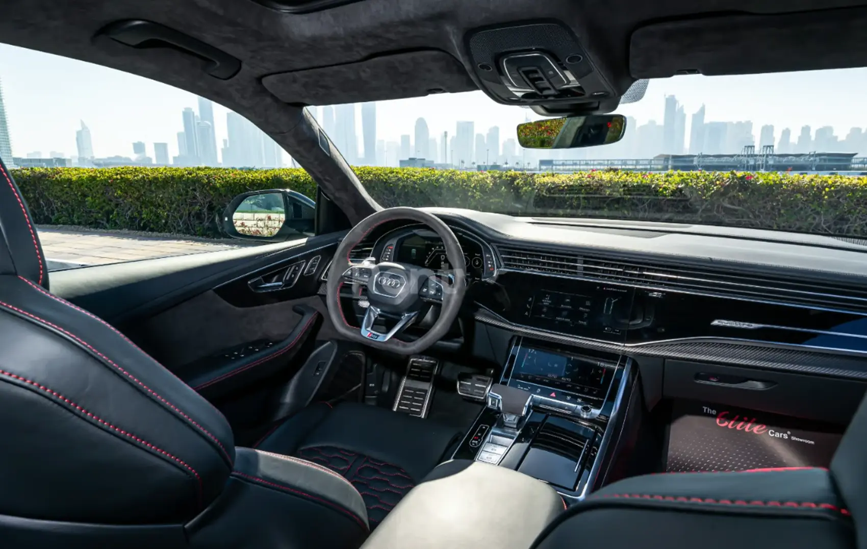 2026 Audi RS Q8 White for Rent in Dubai photo 3
