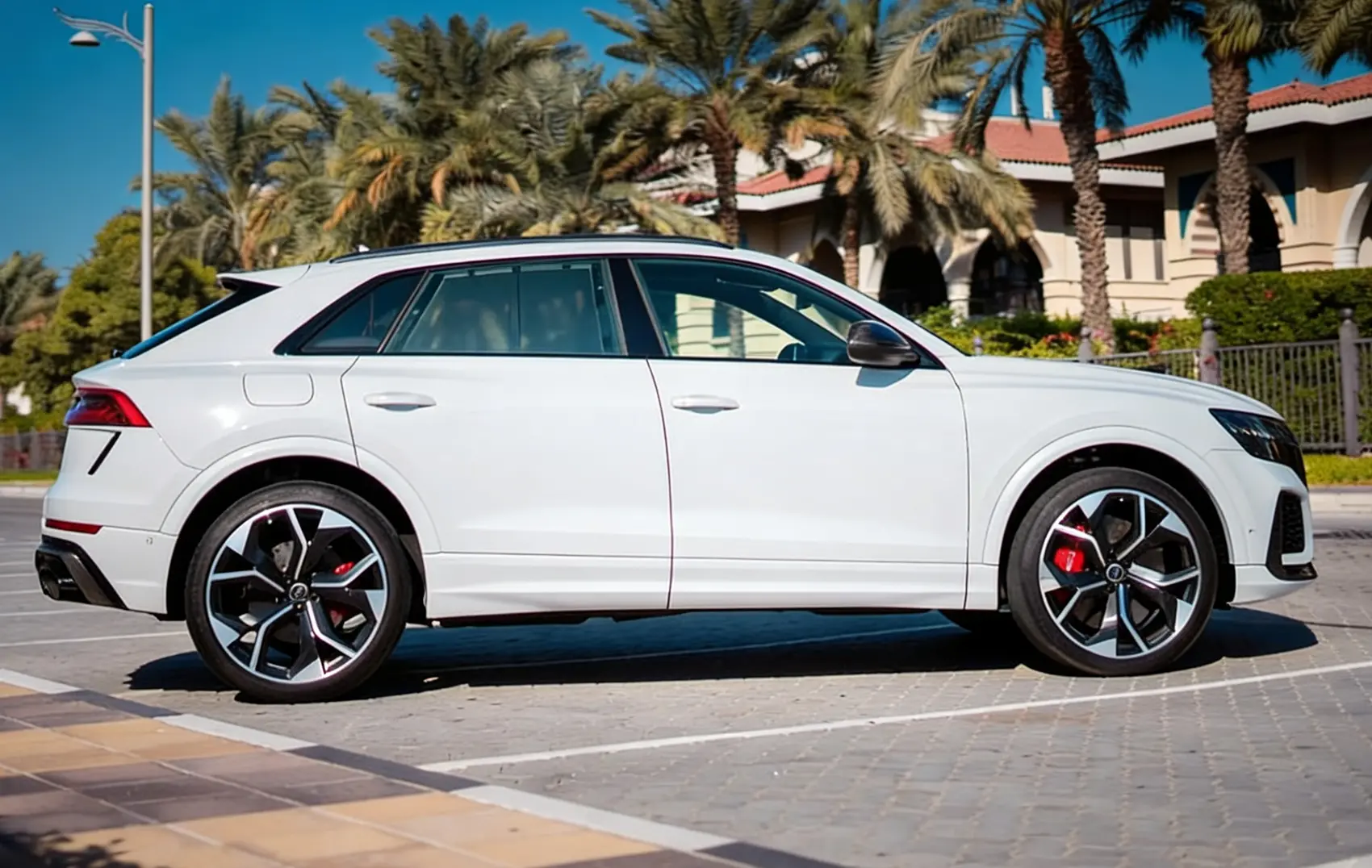 2026 Audi RS Q8 White for Rent in Dubai photo 4