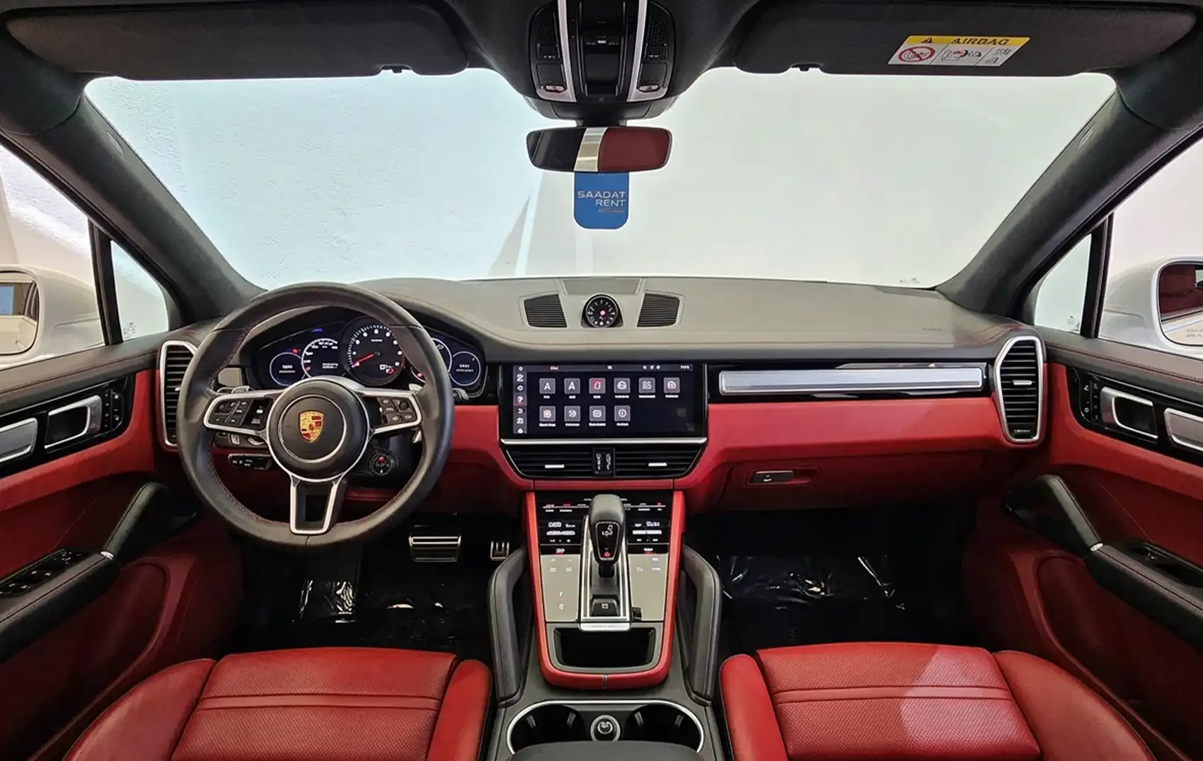 2026 Porsche Cayenne White Rental in Dubai photo 4