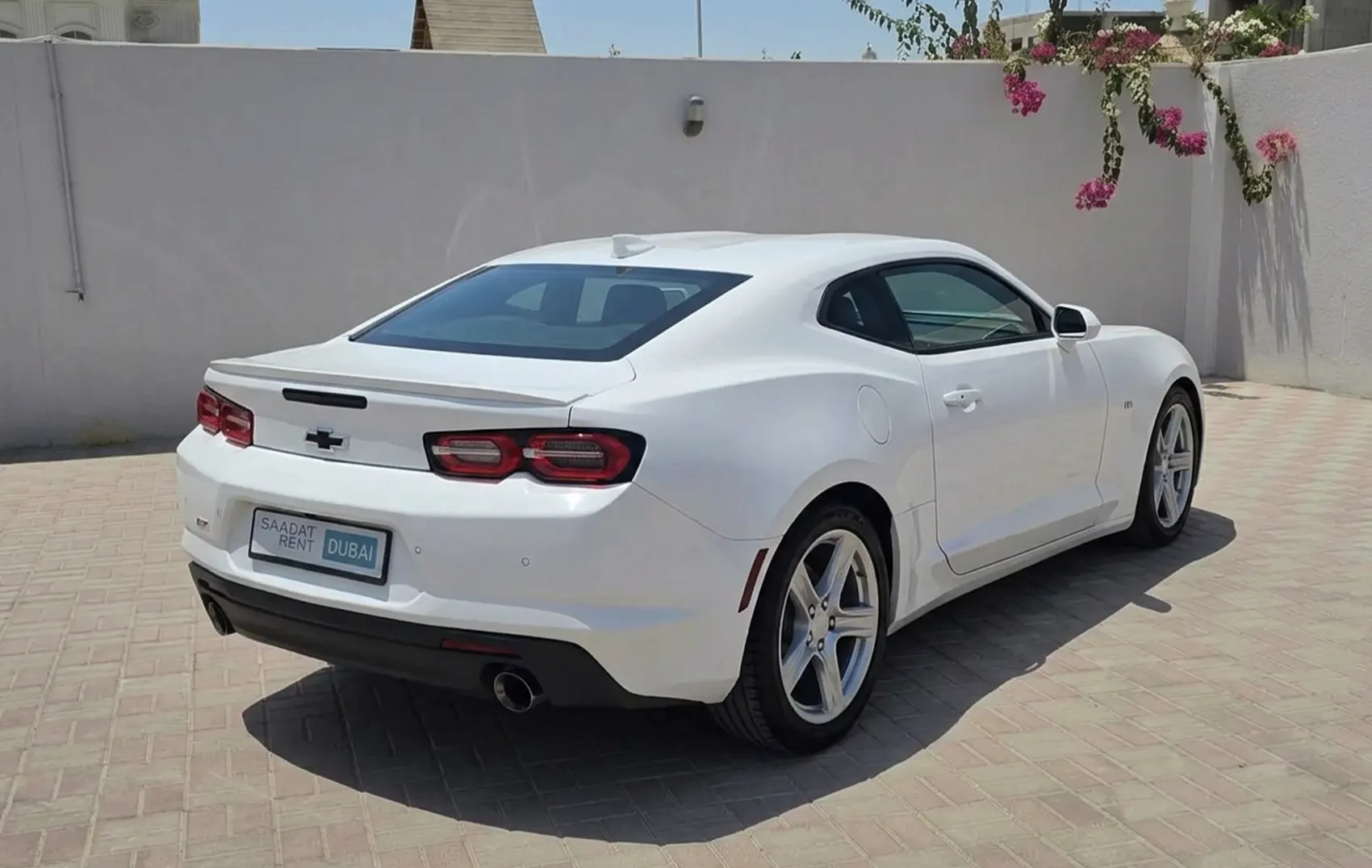 Rent 2024 Chevrolet Camaro White in Dubai photo 2