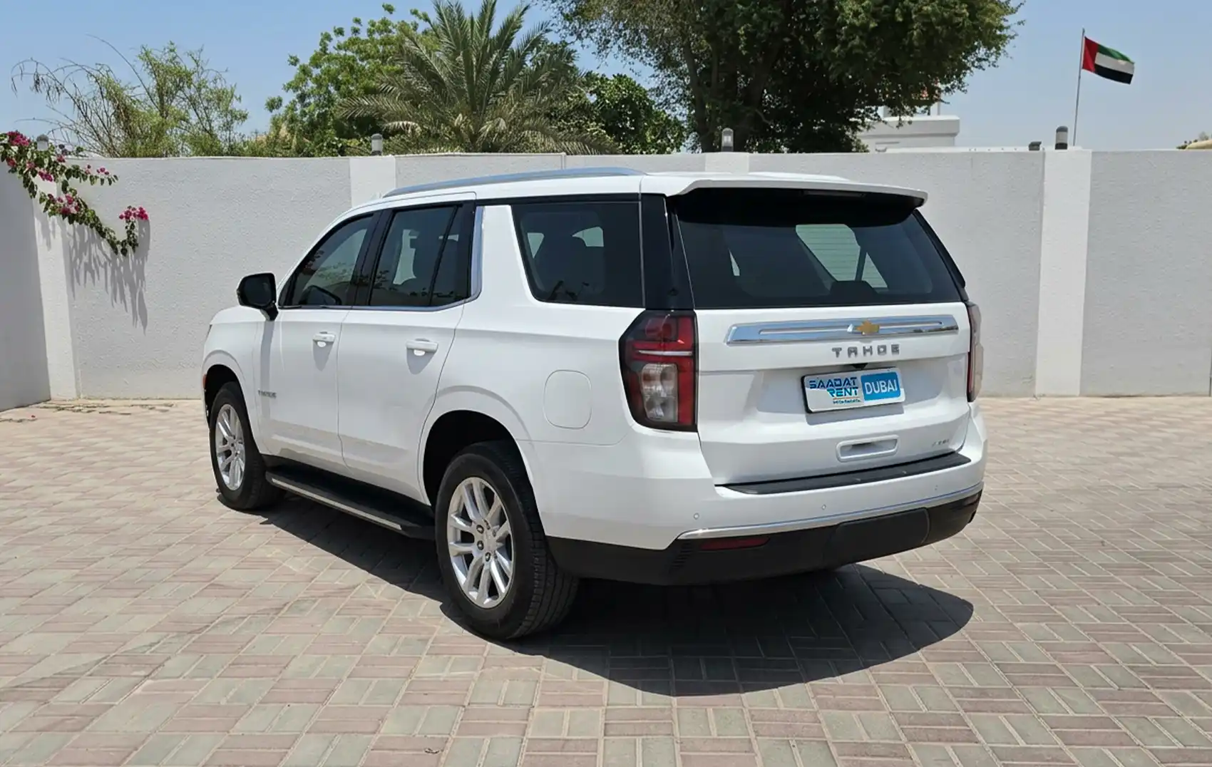 Hire 2024 Chevrolet Tahoe White in Dubai photo 2
