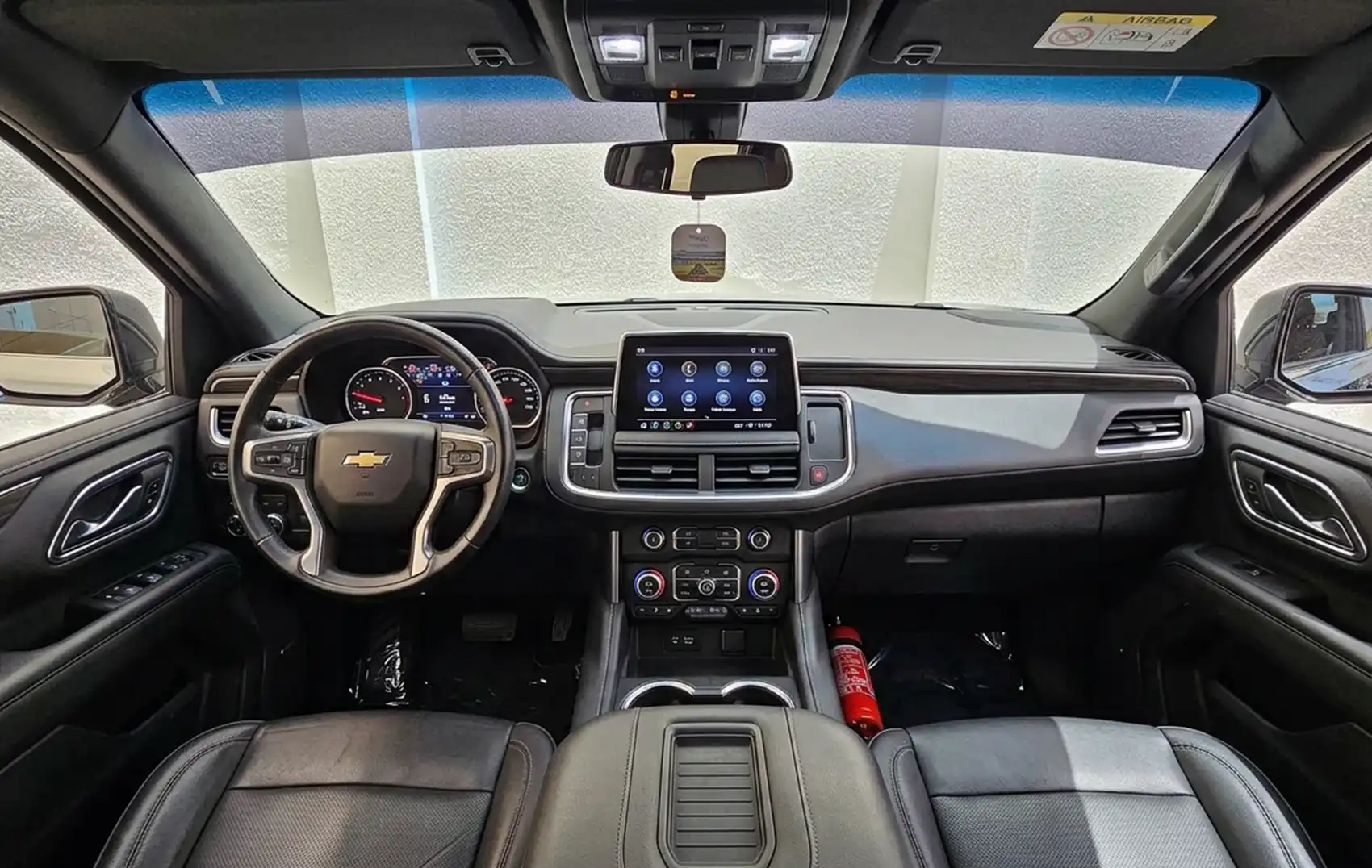 Hire 2024 Chevrolet Tahoe White in Dubai photo 4