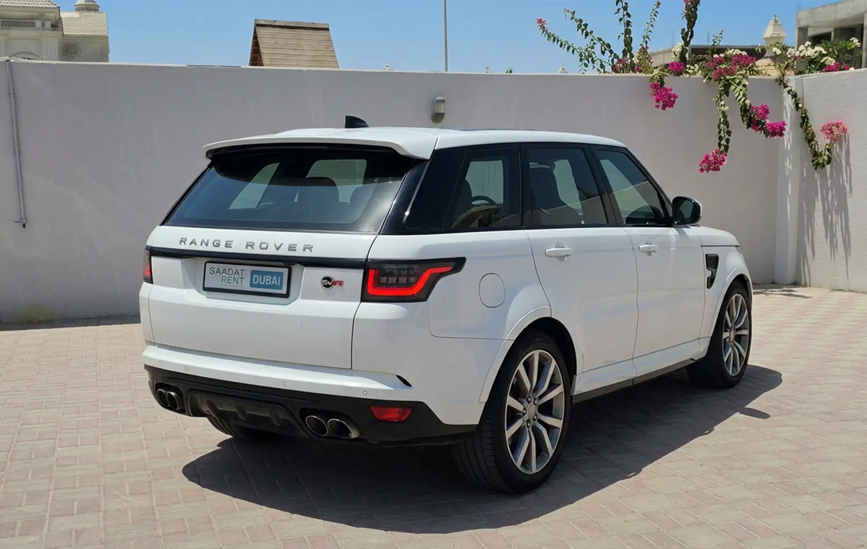 Land Rover Range Rover Sport SVR White for Rent in Dubai photo 2