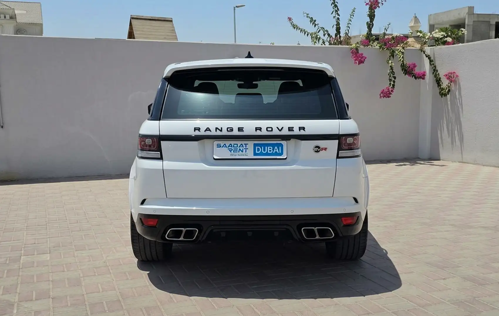 Land Rover Range Rover Sport SVR White for Rent in Dubai photo 3