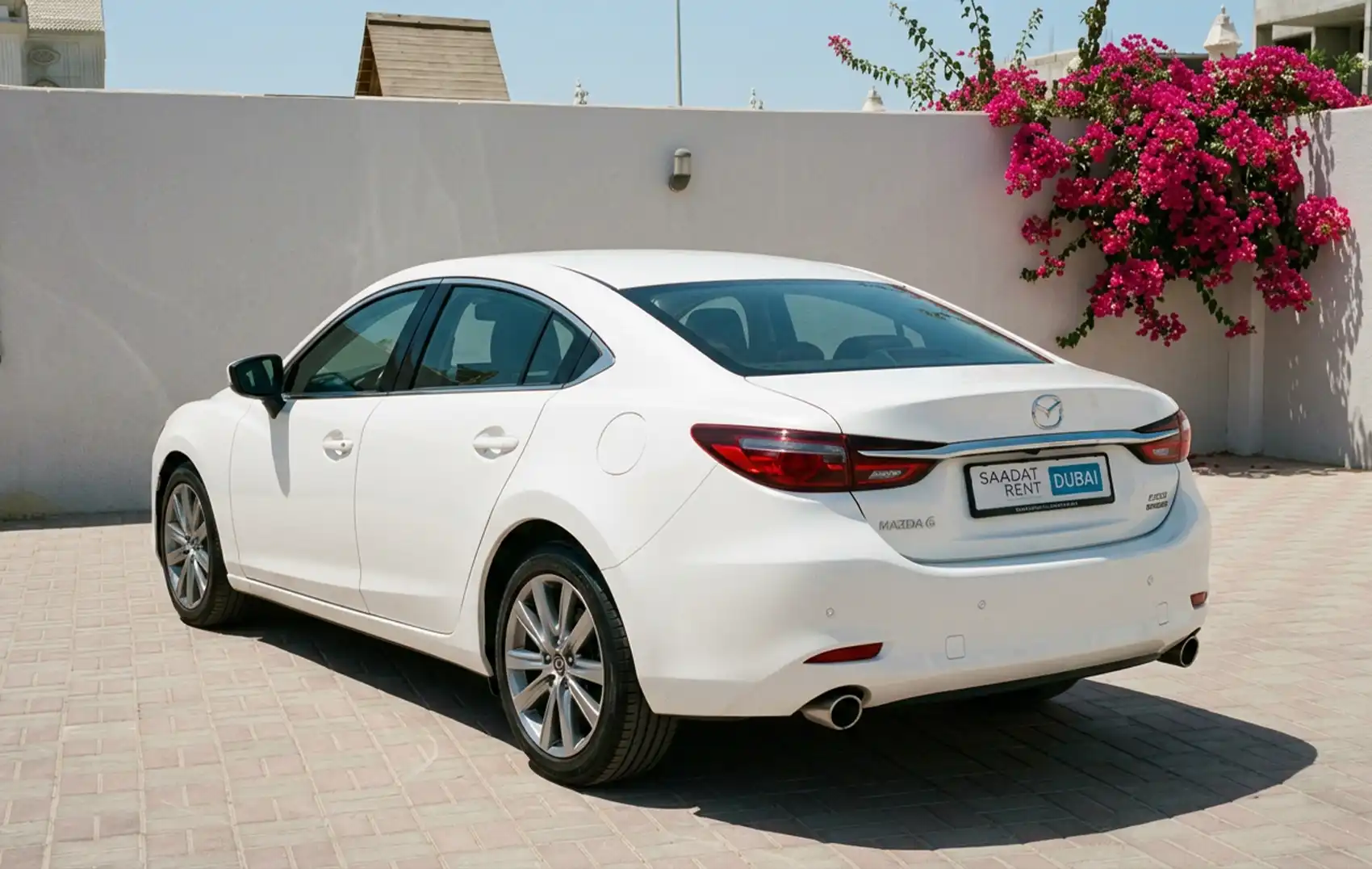 Rent 2023 Mazda 6 White in Dubai photo 2