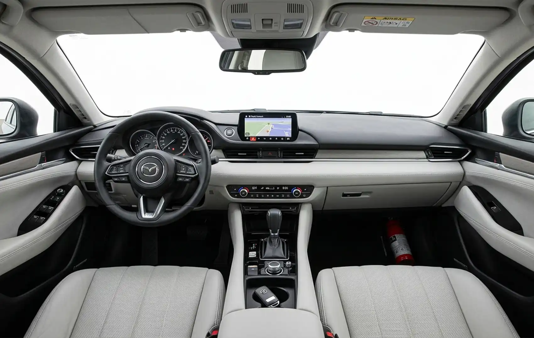 Rent 2023 Mazda 6 White in Dubai photo 4