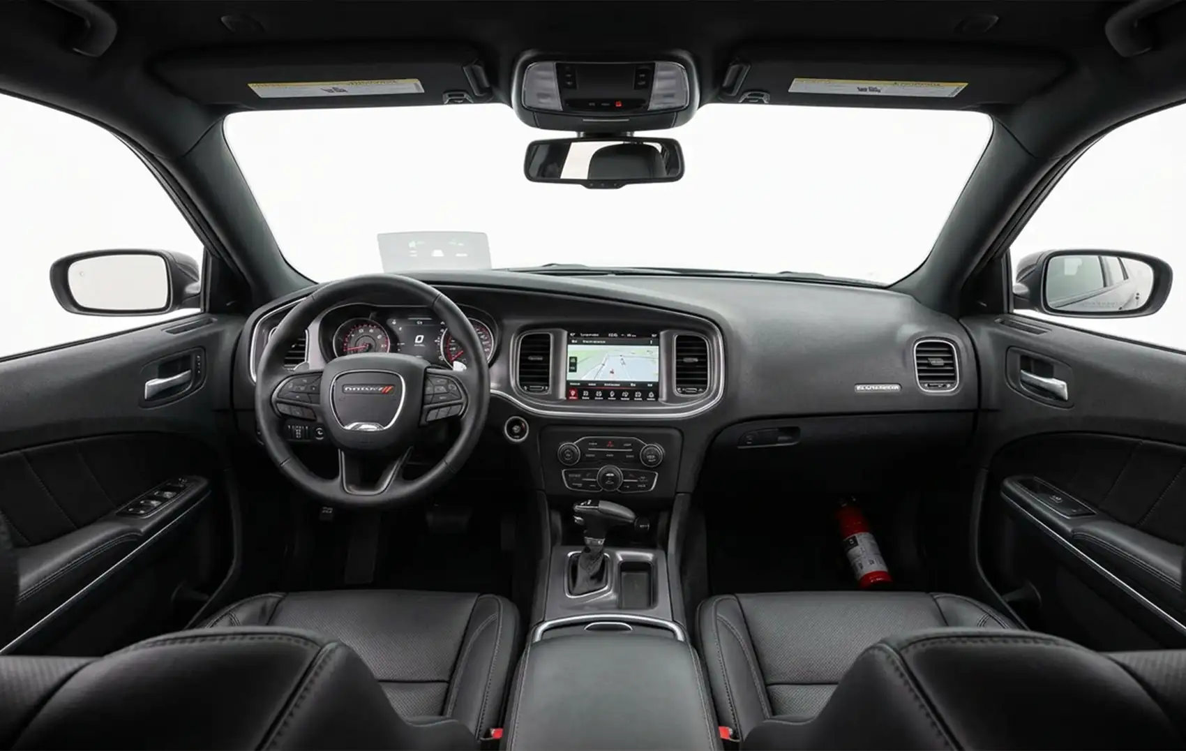 Rent a Dodge Charger White in Dubai photo 3