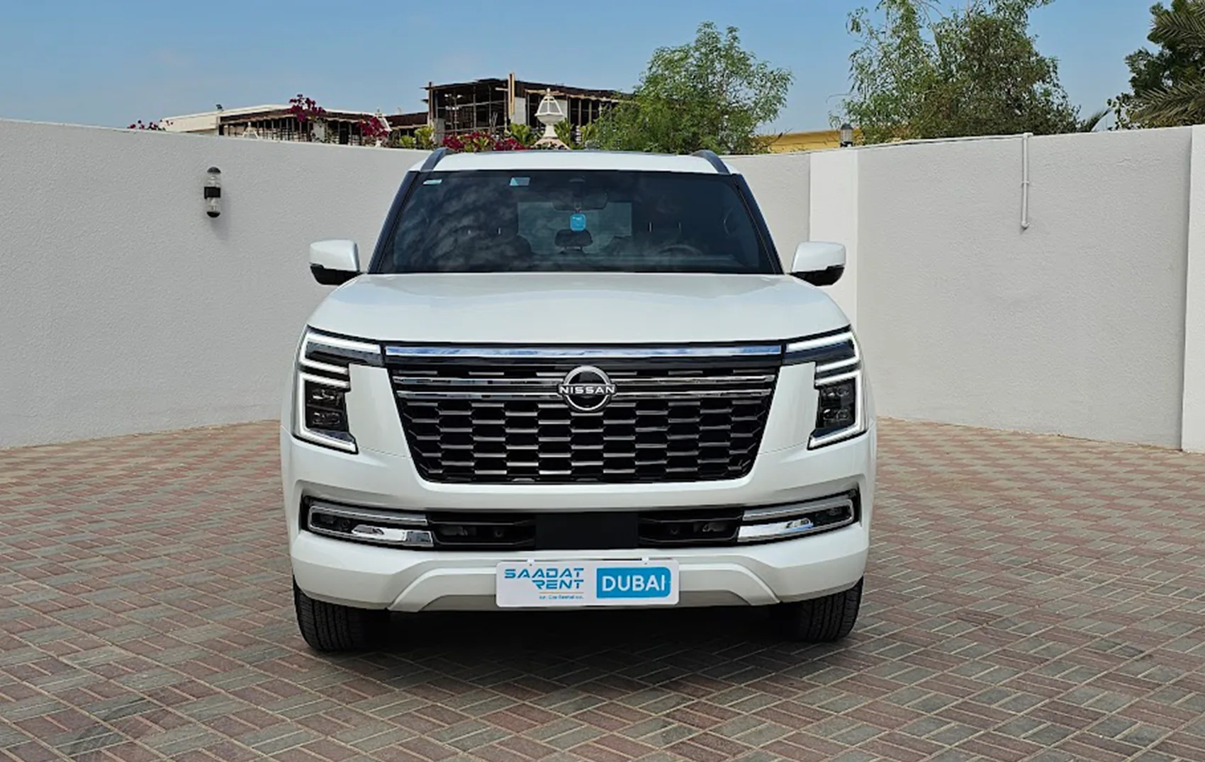 Rent 2025 Nissan Patrol SE White in Abu Dhabi