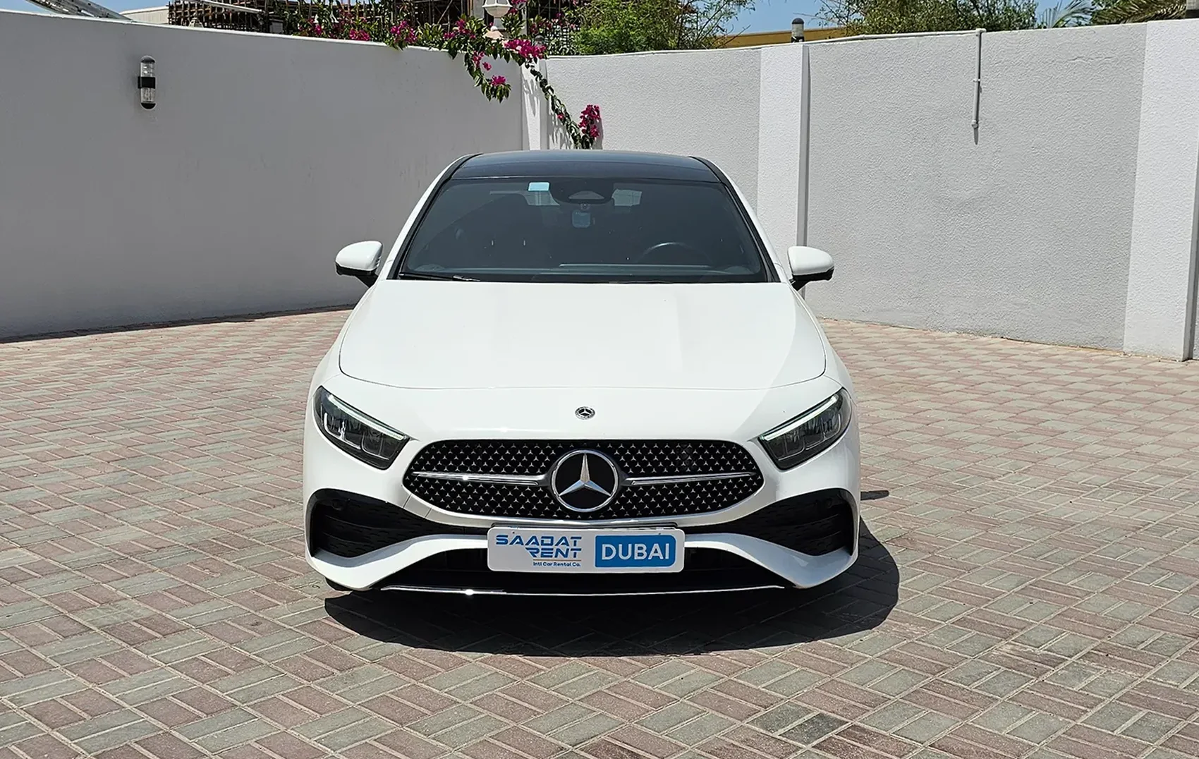 Rent 2024 Mercedes-Benz A200 White in Ajman