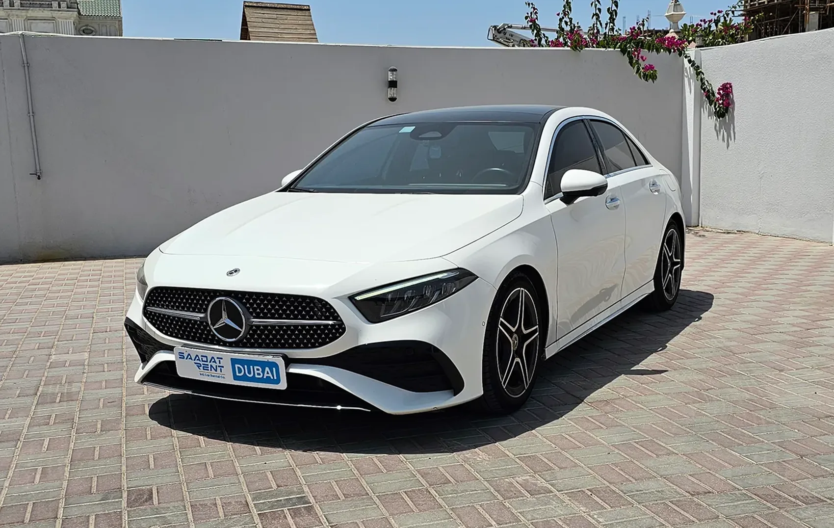 Rent 2024 Mercedes-Benz A200 White in Ajman photo 2