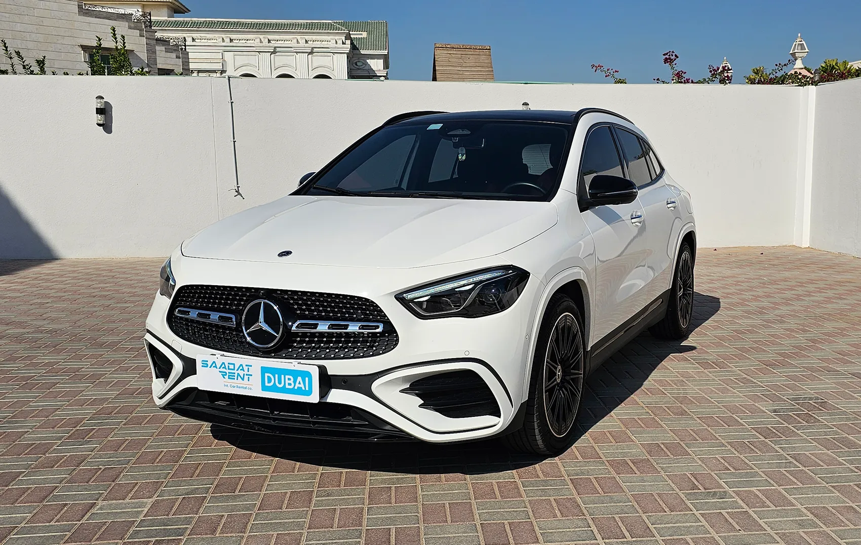 Rent 2024 Mercedes-Benz GLA 200 White in Abu Dhabi photo 2