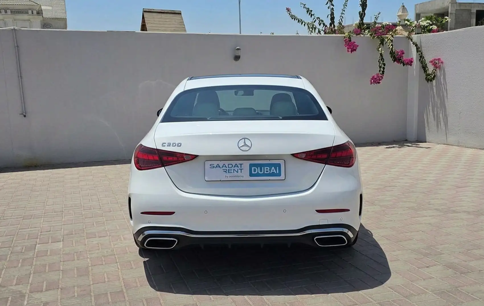 2024 Mercedes-Benz C200 White Rental in Abu Dhabi photo 5