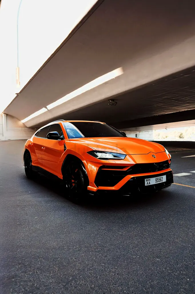 2022 Lamborghini Urus for Rent in Palm Jumeirah (Orange) rental in Palm Jumeirah, Dubai