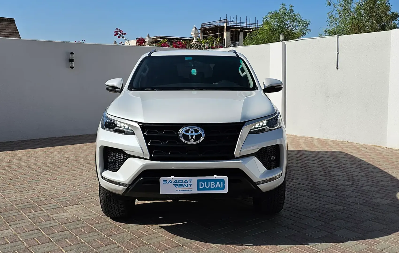 Hire 2025 Toyota Fortuner White in Abu Dhabi photo 2