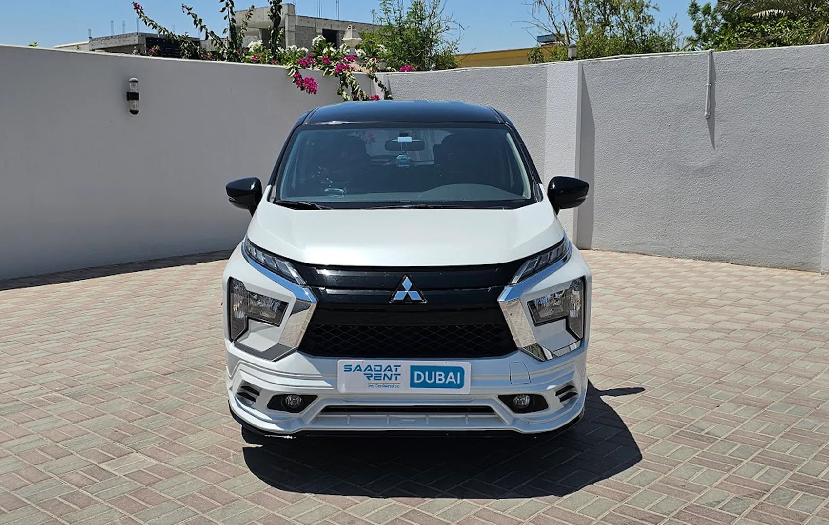 Hire 2024 Mitsubishi Xpander White in Abu Dhabi
