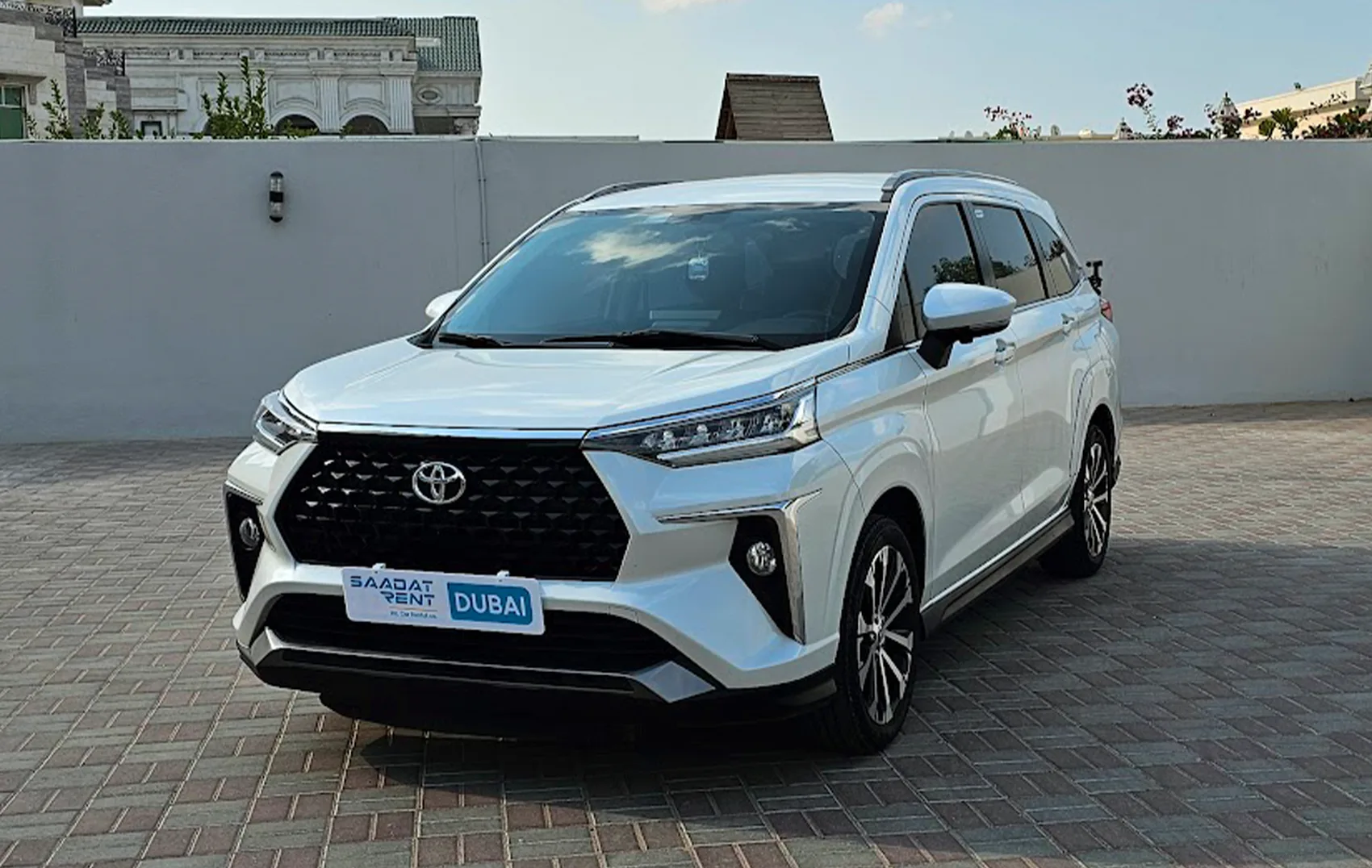 Rent a 2024 Toyota Veloz White in Ajman photo 2