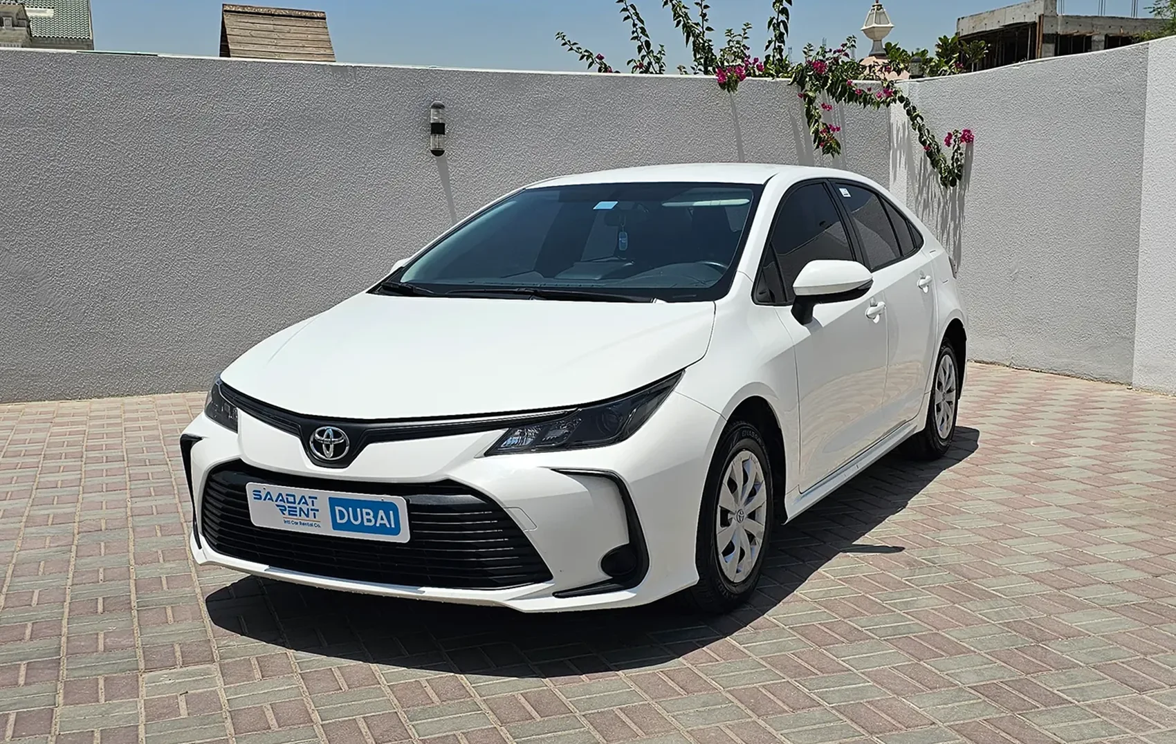 2024 Toyota Corolla White for Rent in Sharjah photo 2