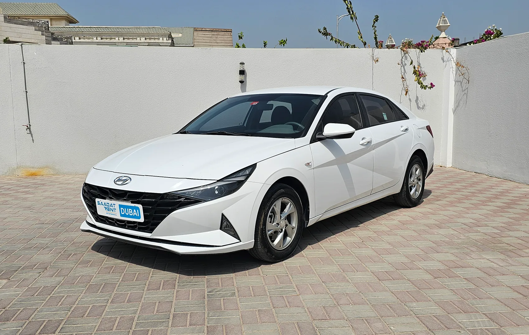 Hire 2024 Hyundai Elantra N Line White in Abu Dhabi photo 2