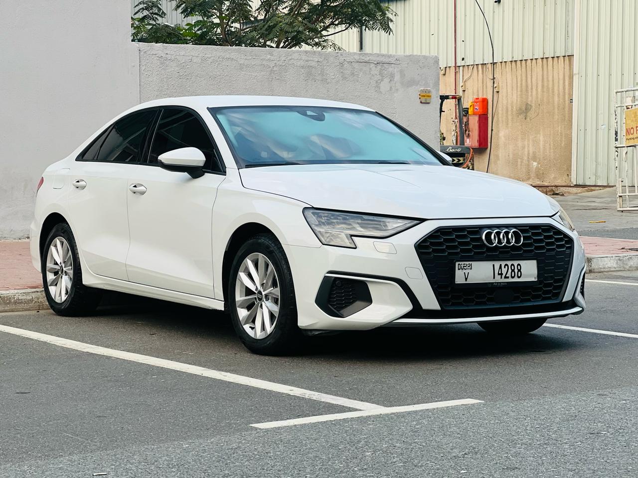 2022 Audi A3 White for Rent in Dubai