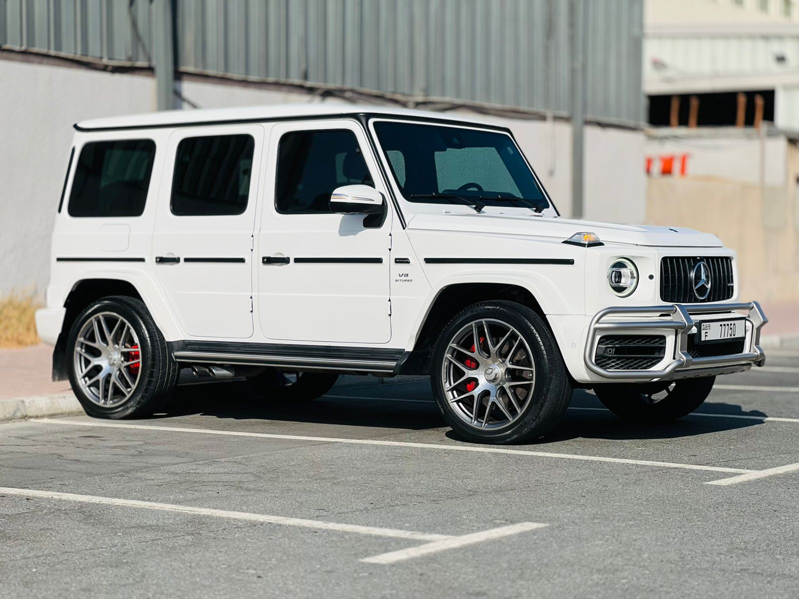 2022 Mercedes-Benz G63 AMG White for Rent in Dubai photo 2