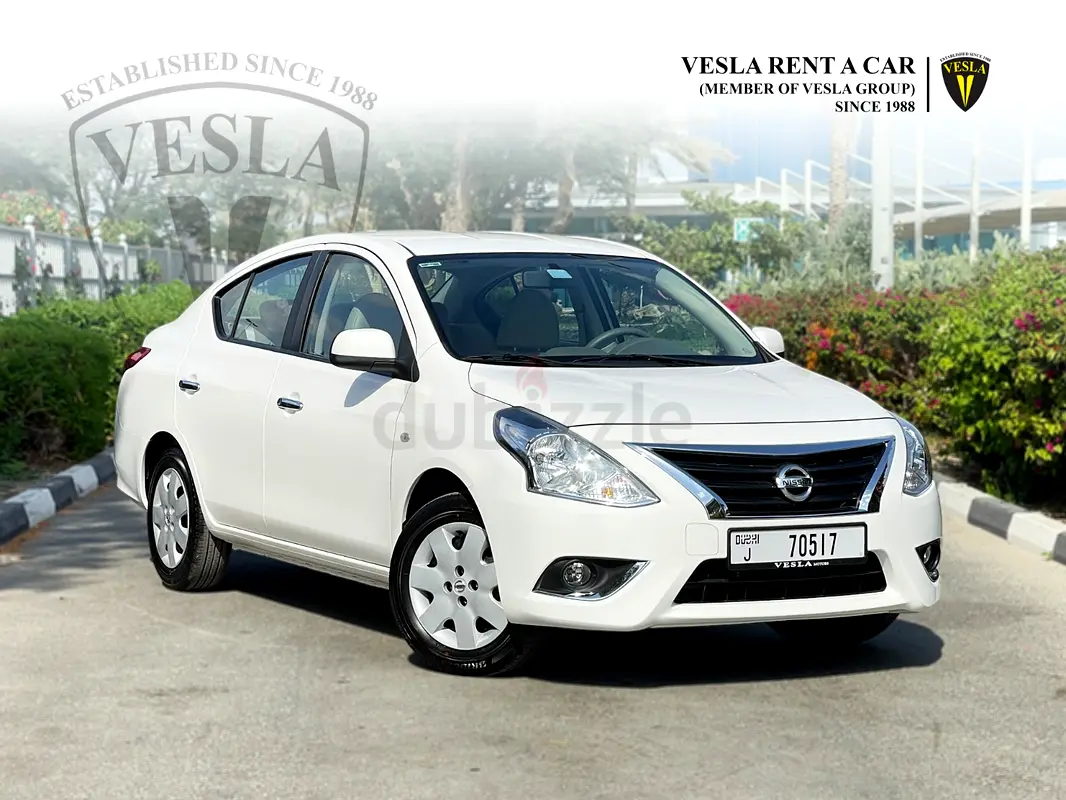 Rent a 2025 Nissan Sunny in Ras Al Khor rental in Ras Al Khor, Dubai