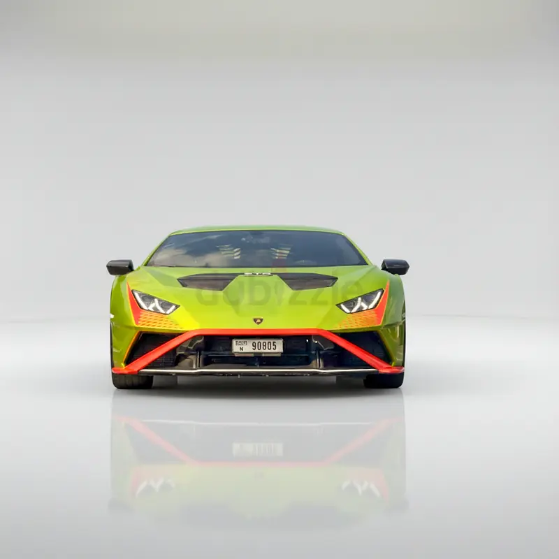 2022 Lamborghini Huracan for Rent in Al Barsha 1 (Yellow) photo 2