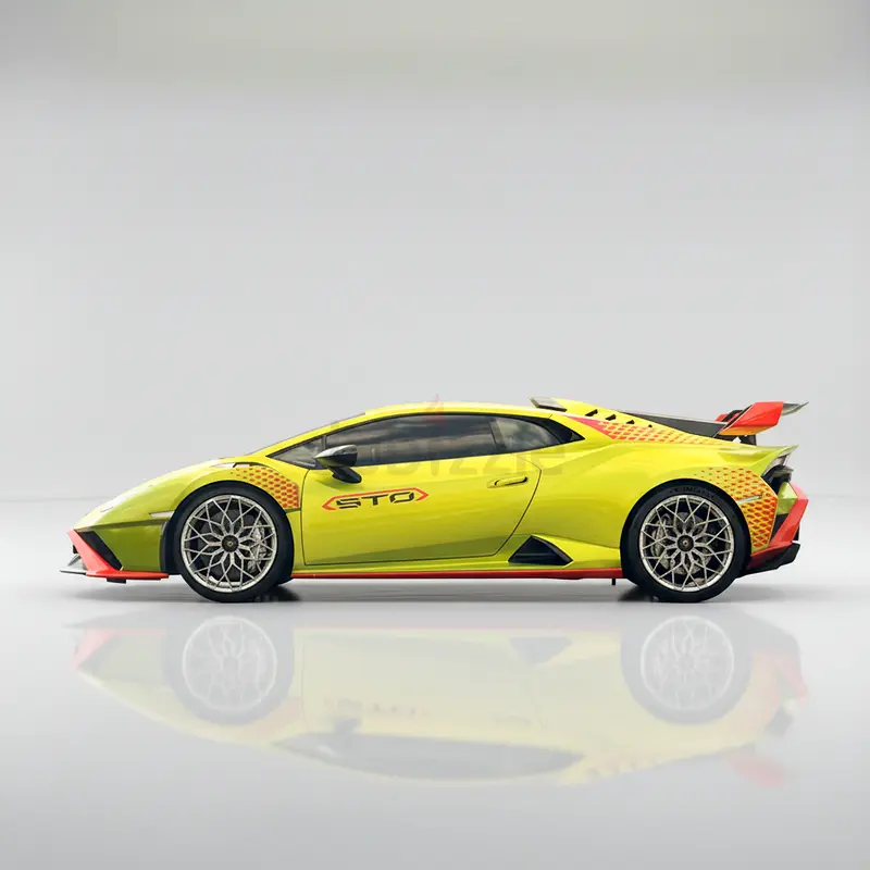 2022 Lamborghini Huracan for Rent in Al Barsha 1 (Yellow) photo 3