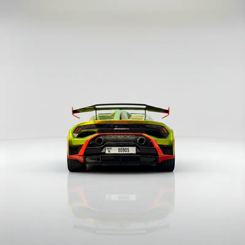 2022 Lamborghini Huracan for Rent in Al Barsha 1 (Yellow) photo 4