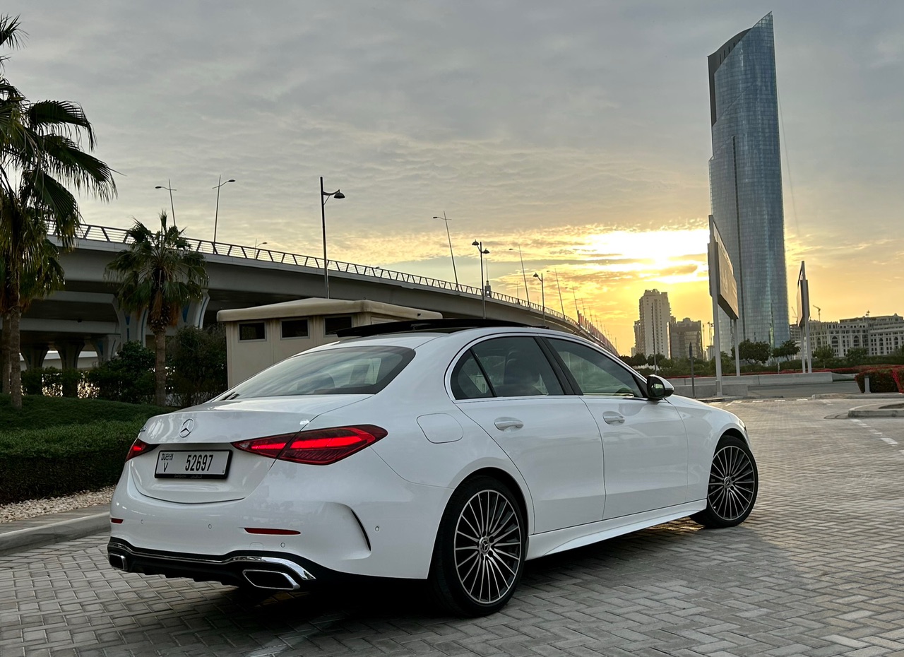 2023 Mercedes-Benz C-Class AMG Rental in Dubai photo 2
