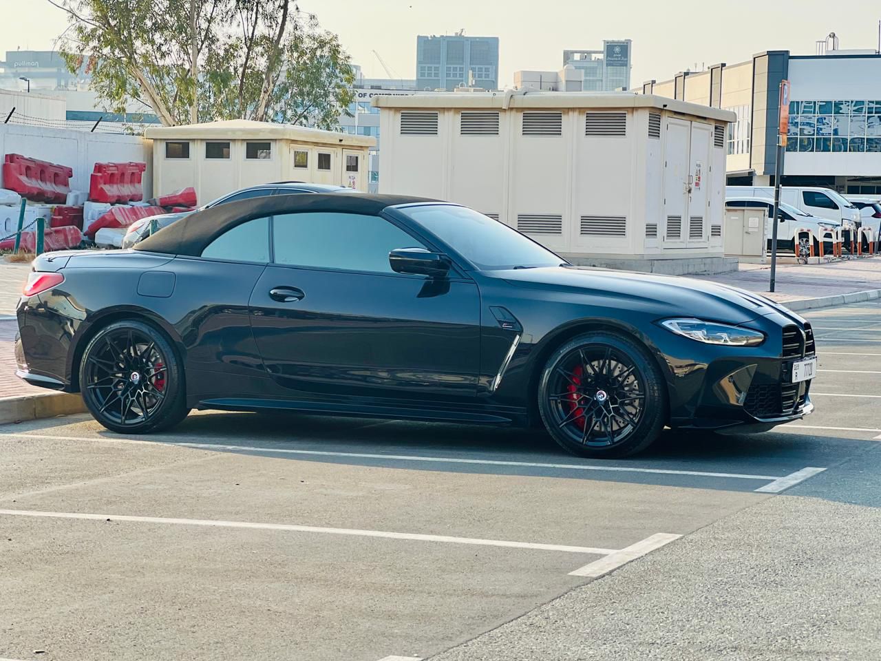 Hire 2023 BMW M4 Convertible Black in Dubai photo 2
