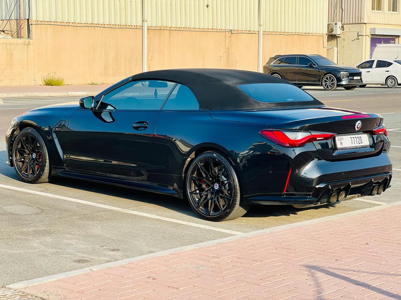 Hire 2023 BMW M4 Convertible Black in Dubai photo 4
