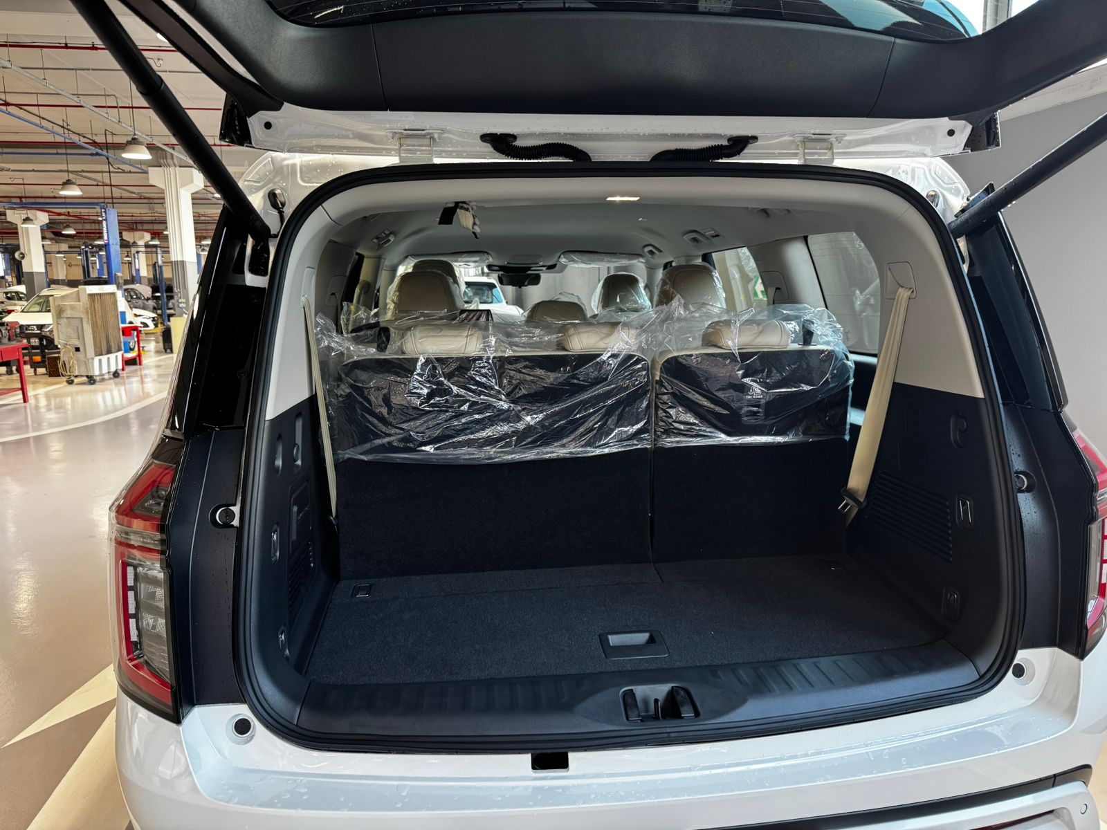 2025 Nissan Patrol White Rental in Dubai photo 6