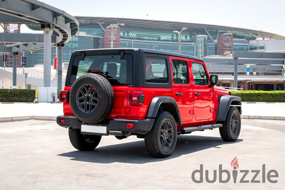 2024 Jeep Wrangler for Rent in Downtown Dubai (Red, Automatic) photo 3