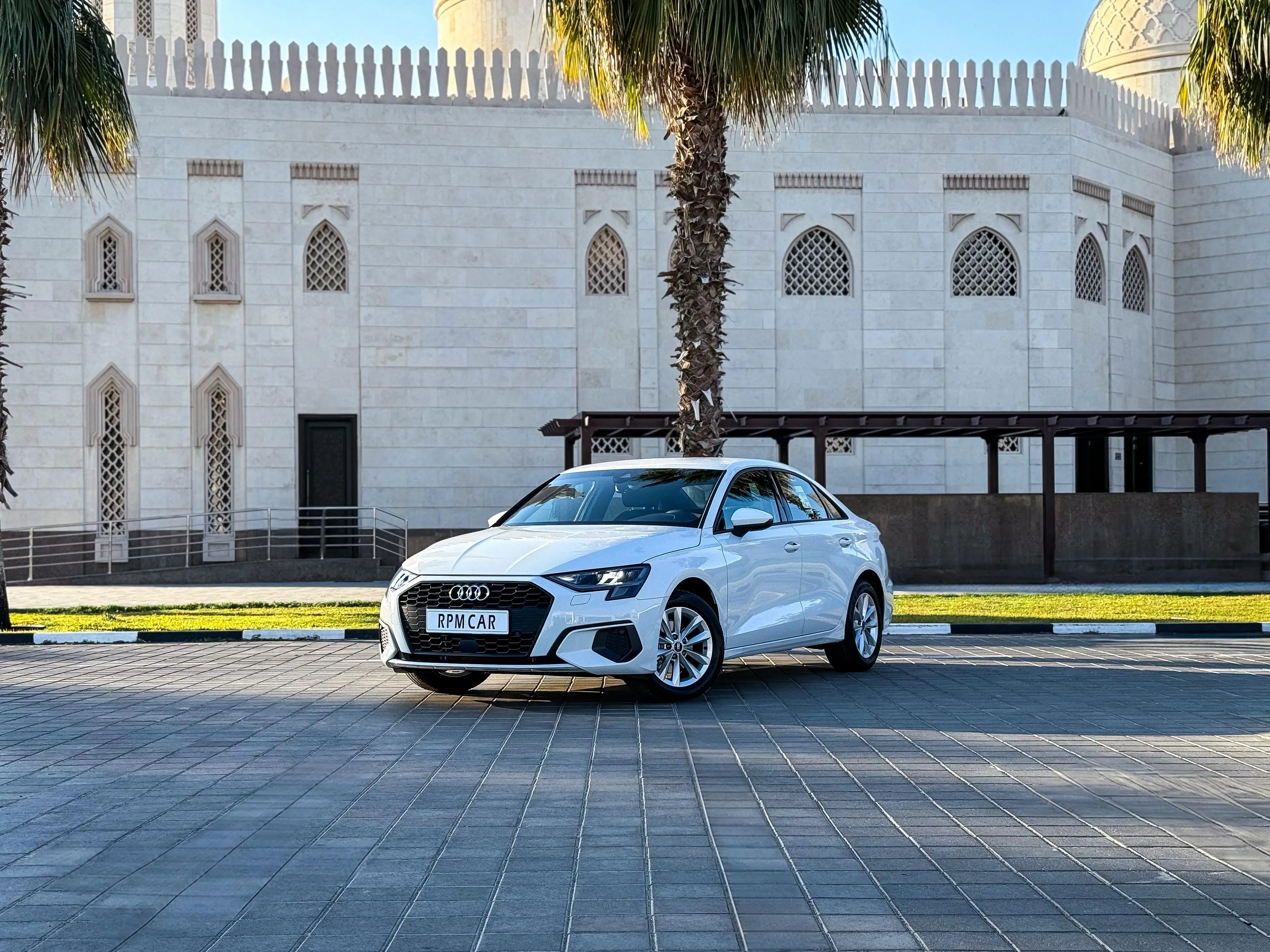 2024 Audi A3 White Rental in Dubai rental in Al Quoz 3, Dubai