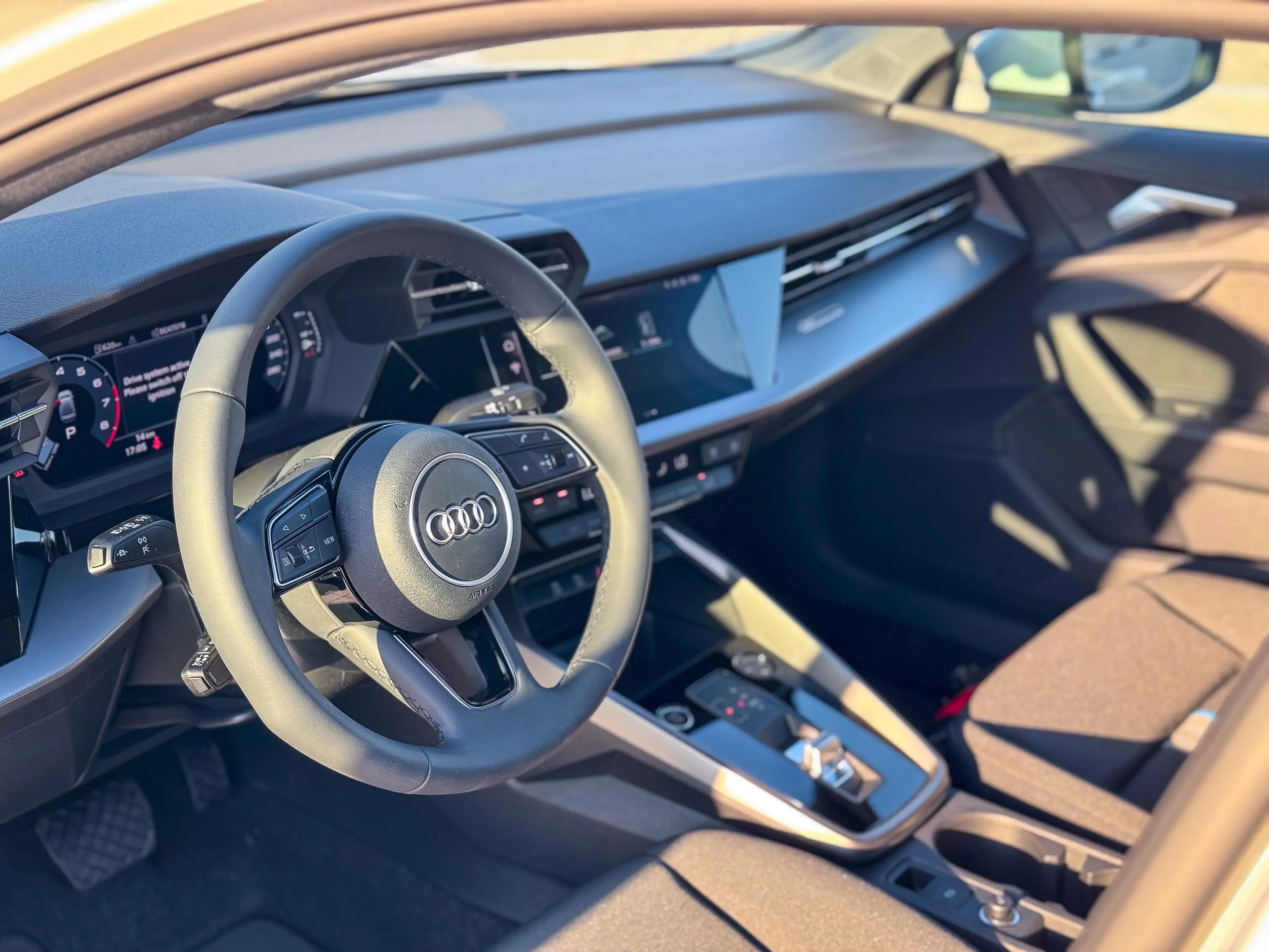 2024 Audi A3 White Rental in Dubai photo 3