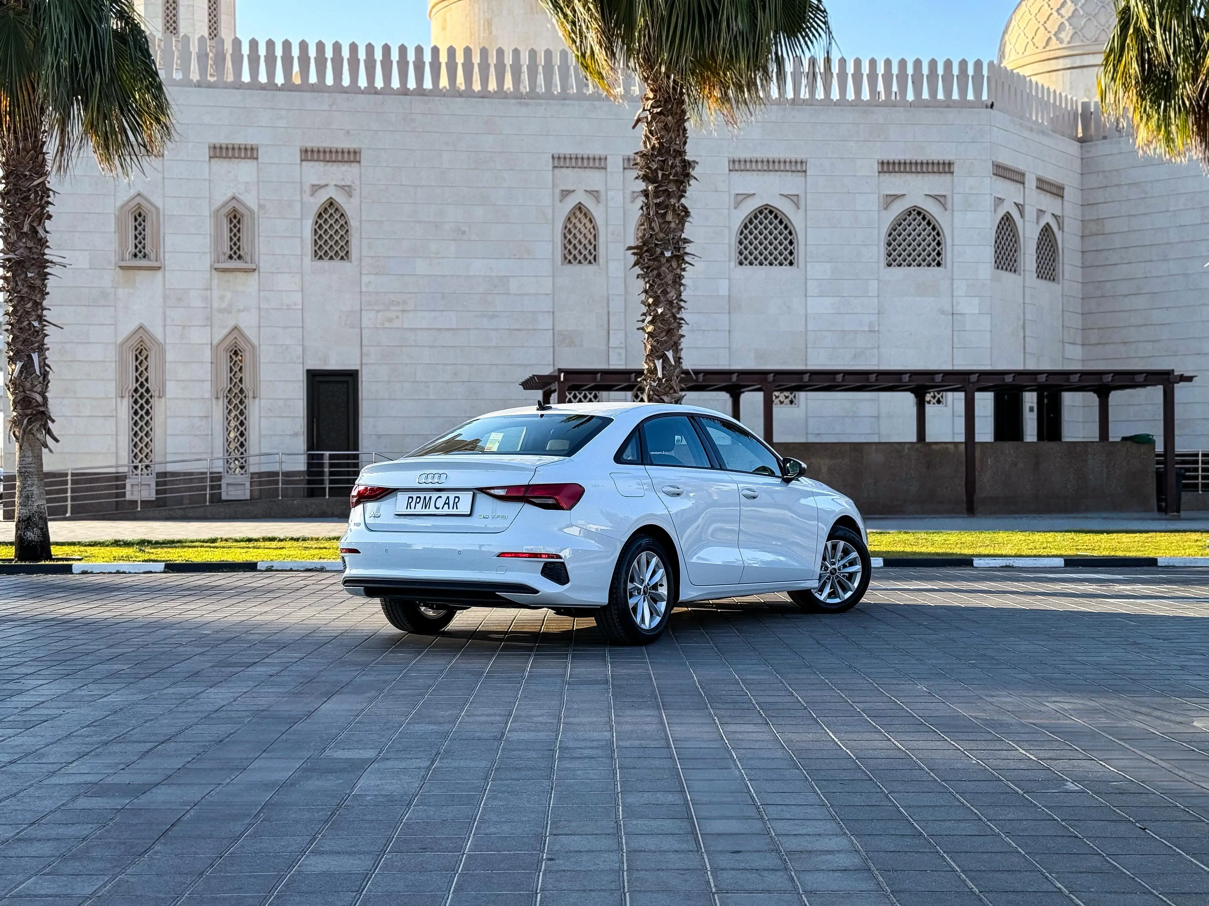 2024 Audi A3 White Rental in Dubai photo 4