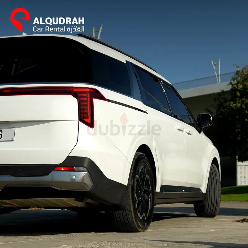 2025 Kia Carnival for Rent in Al Garhoud (White, Automatic, 8 Seater) photo 5