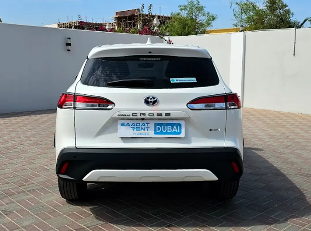2025 Toyota Corolla Cross for Rent in Al Rashidiya (White, Automatic, 5 Seater, AL ROOYA) photo 3