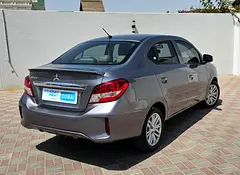 2023 Mitsubishi Attrage Grey Rental in Dubai photo 2