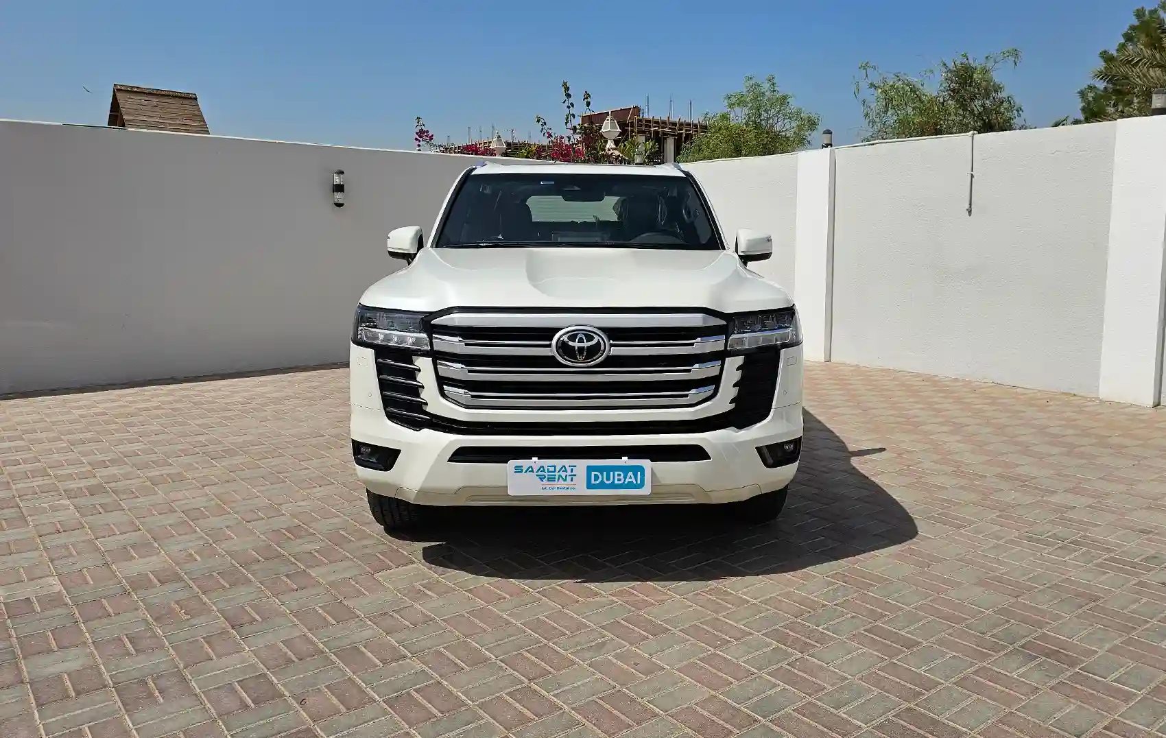 Rent 2025 Toyota Land Cruiser GXR White in Dubai