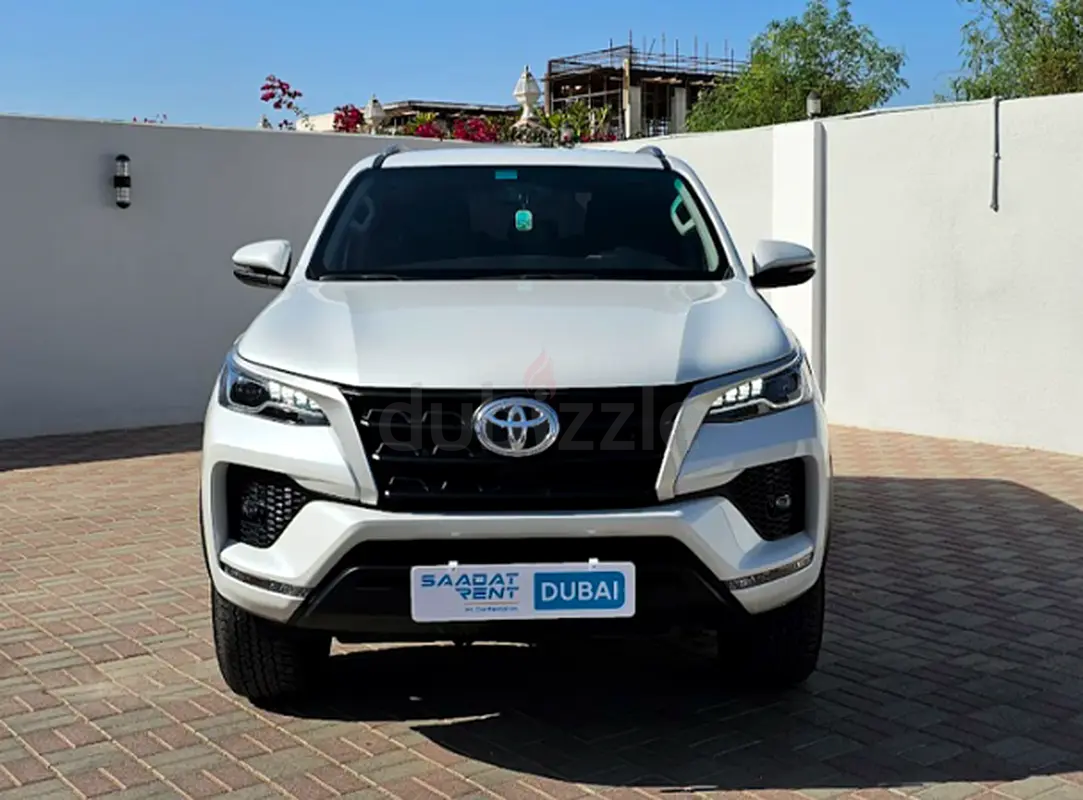 2025 Toyota Fortuner for Rent in Al Rashidiya (White, Automatic, 7 Seater, AL ROOYA) rental in Al Rashidiya, Dubai