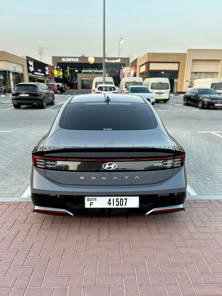 Rent a 2025 Hyundai Sonata Grey in Dubai photo 2