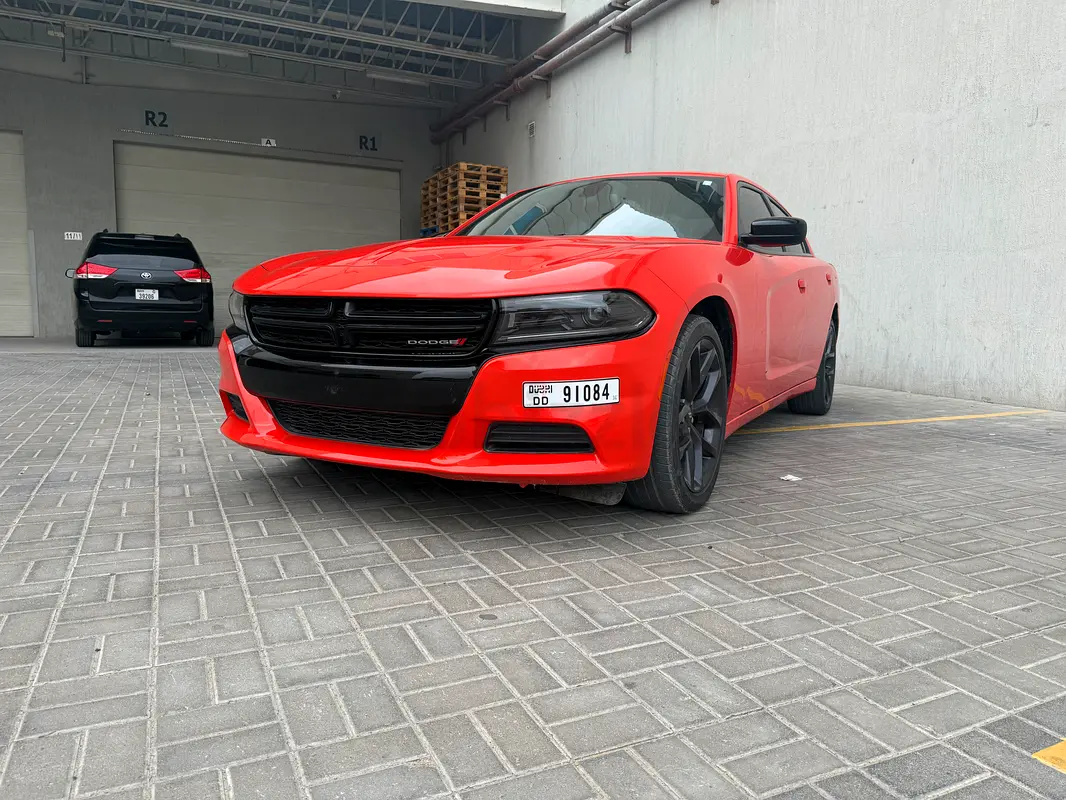 2023 Dodge Charger for Rent in Al Quoz 4 (Orange) photo 3