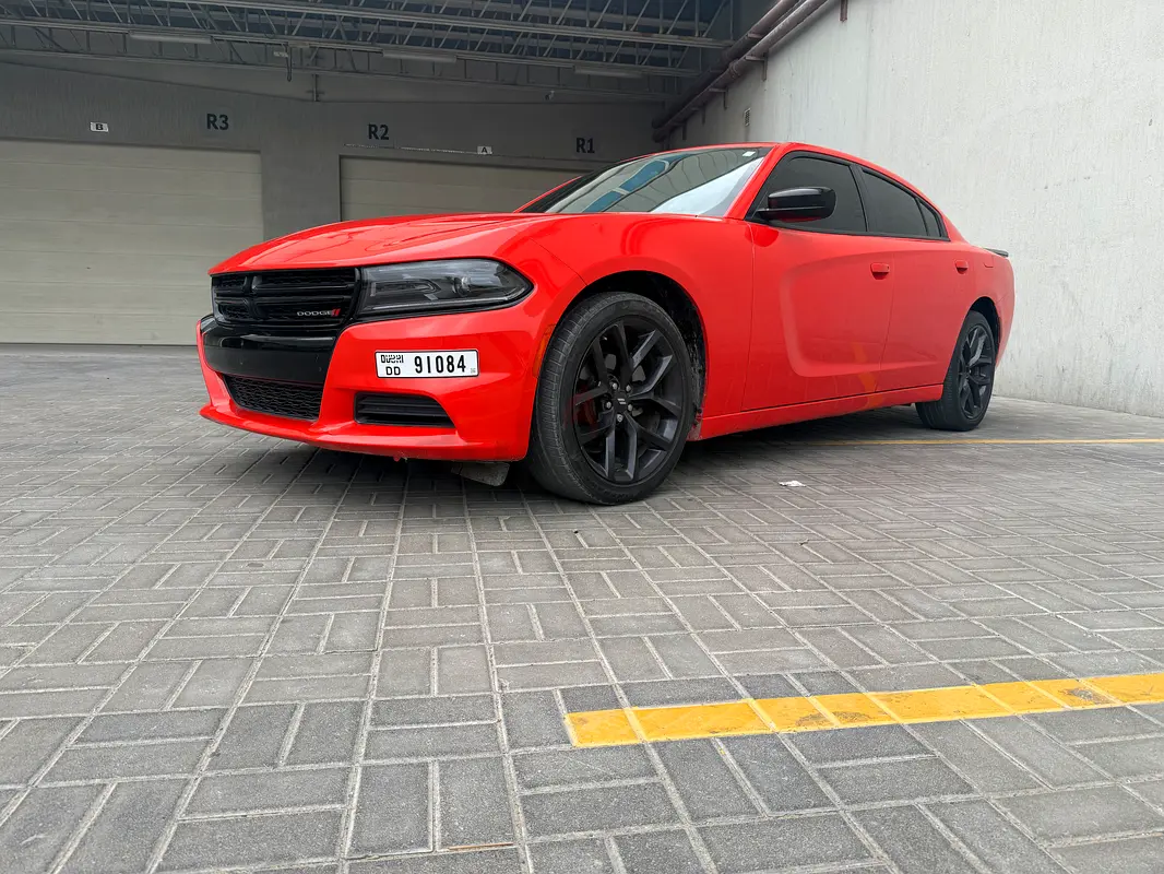 2023 Dodge Charger for Rent in Al Quoz 4 (Orange) photo 6