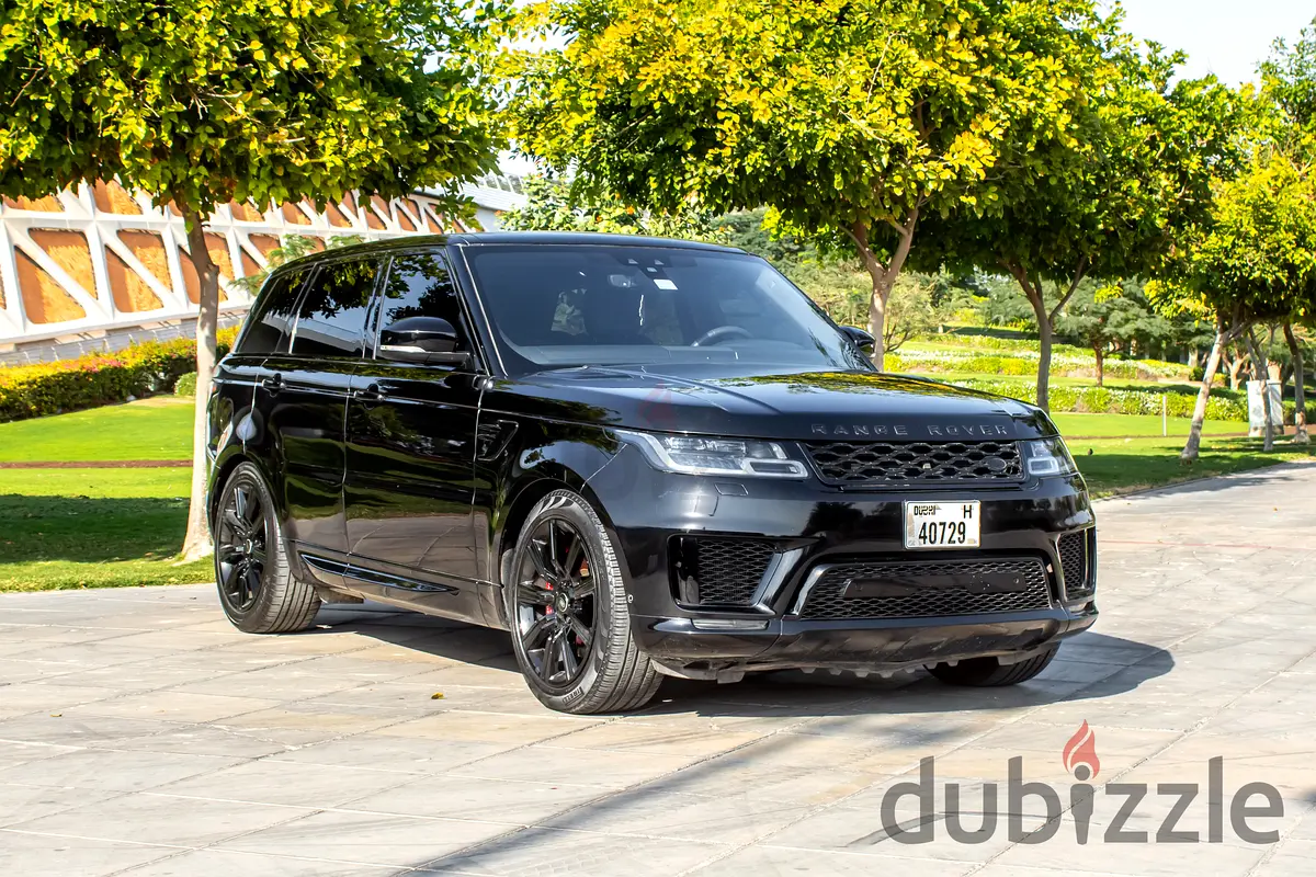 2020 Land Rover Range Rover Sport for Rent in Palm Jumeirah (Black, Automatic, 5 Seater, AL QWA) rental in Palm Jumeirah, Dubai