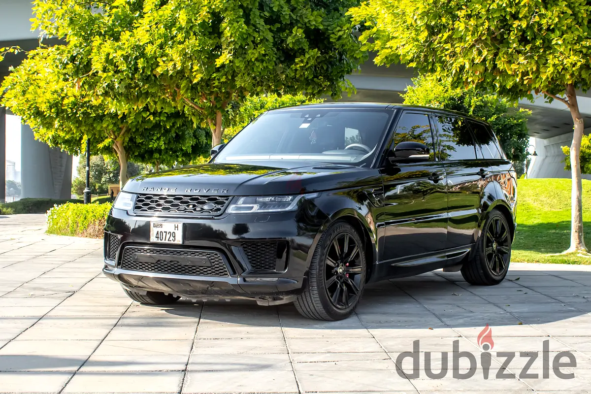 2020 Land Rover Range Rover Sport for Rent in Palm Jumeirah (Black, Automatic, 5 Seater, AL QWA) photo 2