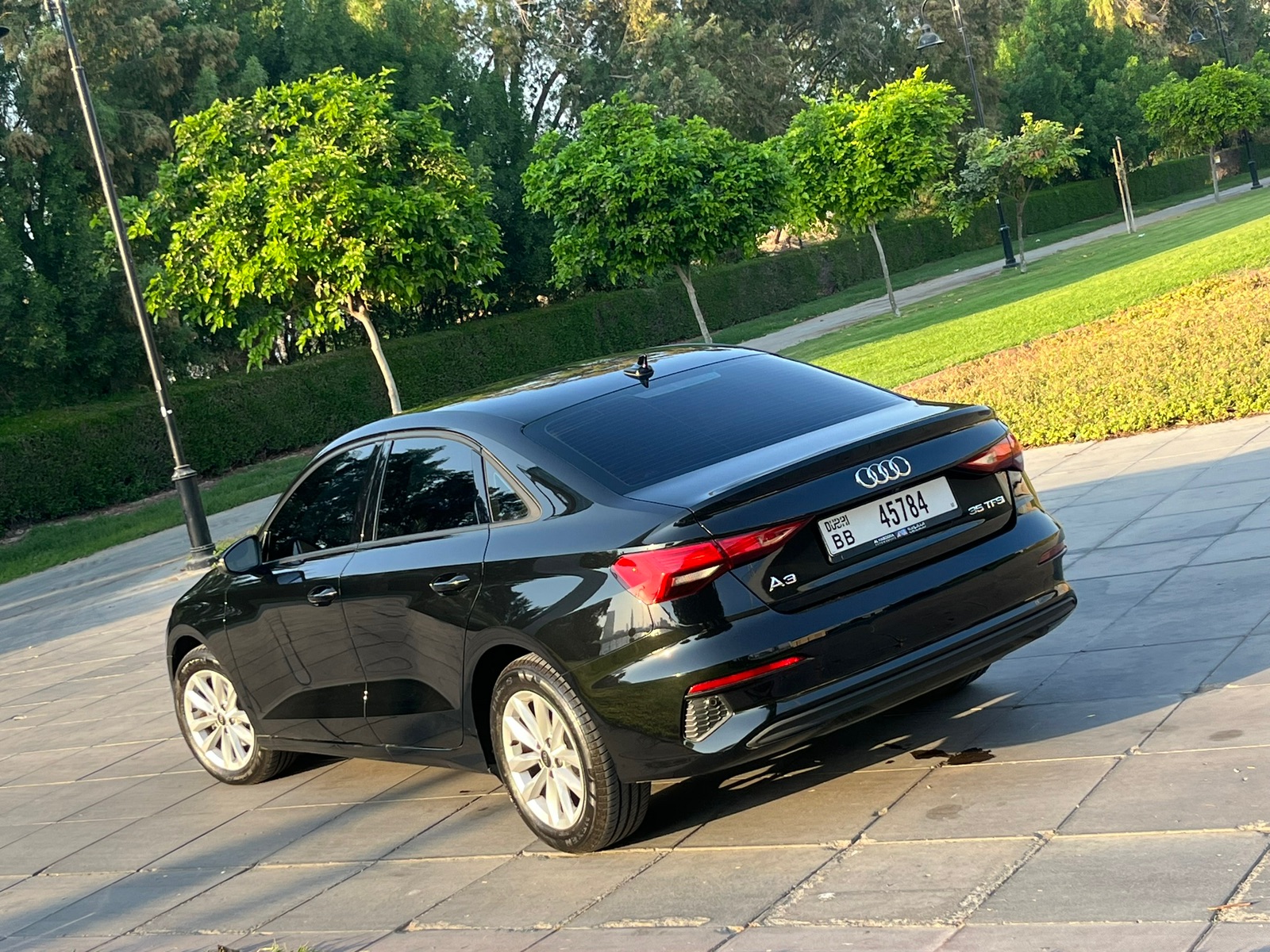 Rent 2025 Audi A3 in Dubai (Black, Automatic, 5 Seater, VERONA A) photo 2